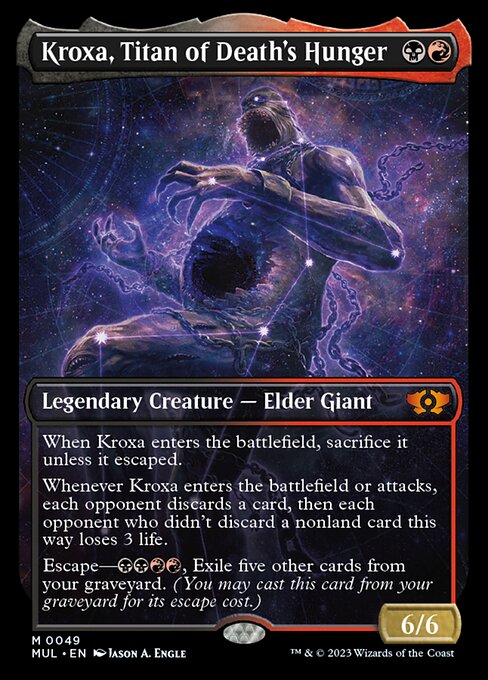 死の飢えのタイタン、クロクサ/Kroxa, Titan of Death's Hunger [MUL][FOIL]