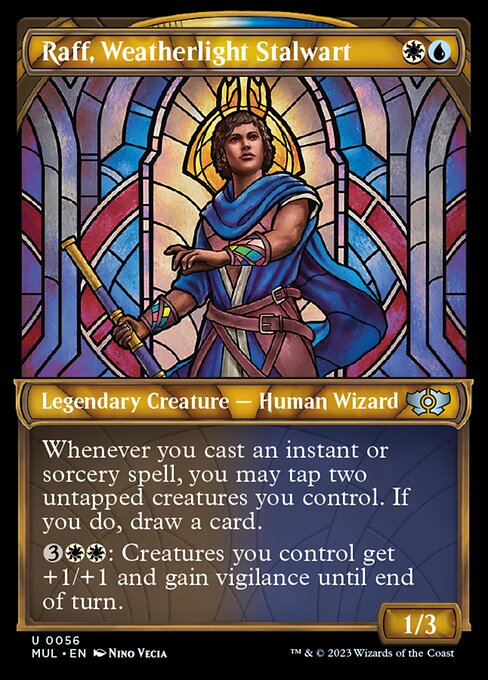 ウェザーライトの重鎮、ラフ/Raff, Weatherlight Stalwart [MUL][FOIL]