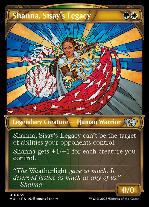 シッセイの後裔、シャナ/Shanna, Sisay's Legacy [MUL][FOIL]