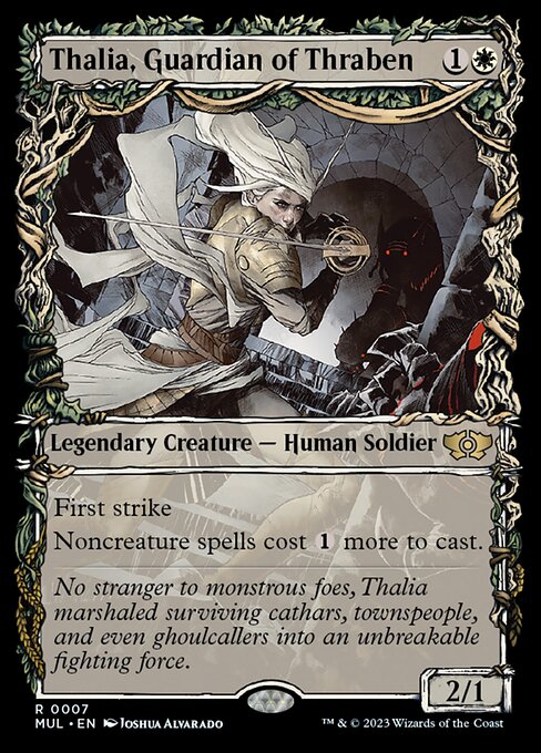 スレイベンの守護者、サリア/Thalia, Guardian of Thraben [MUL][FOIL]