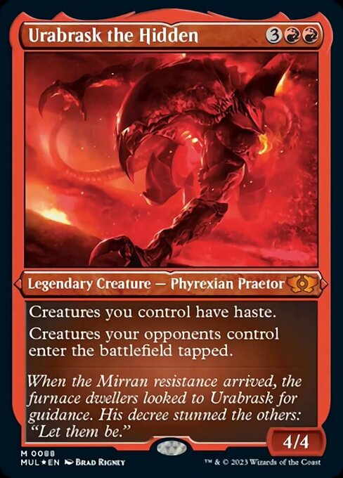 隠れしウラブラスク/Urabrask the Hidden [MUL][FOIL][エッチング]