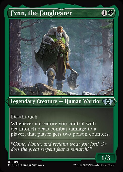 牙持ち、フィン/Fynn, the Fangbearer [MUL][FOIL][エッチング]