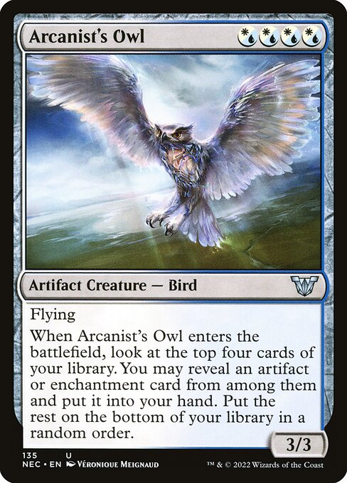 秘儀術師のフクロウ/Arcanist's Owl [NEC]