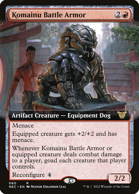 狛犬の戦鎧/Komainu Battle Armor [NEC][拡張アート]