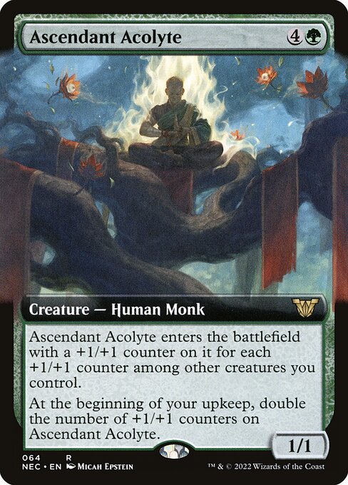 隆盛する侍僧/Ascendant Acolyte [NEC][拡張アート]