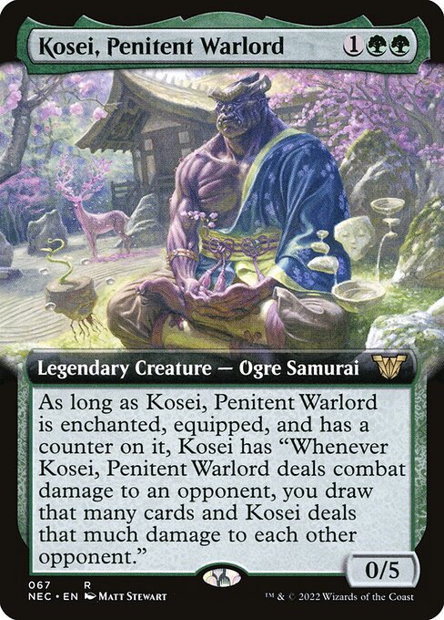 改悛の大将軍、恒征/Kosei, Penitent Warlord [NEC][拡張アート]