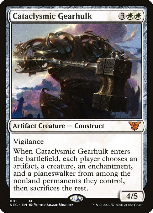 激変の機械巨人/Cataclysmic Gearhulk [NEC]