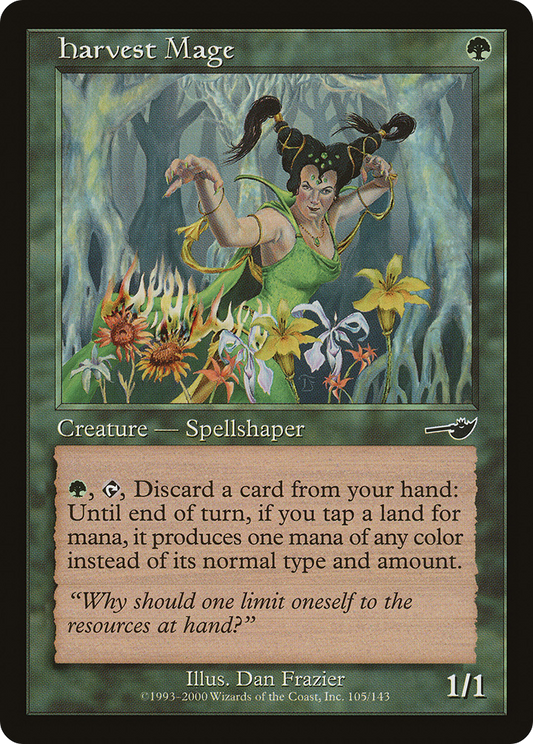 収穫の魔道士/Harvest Mage [NEM] [FOIL]