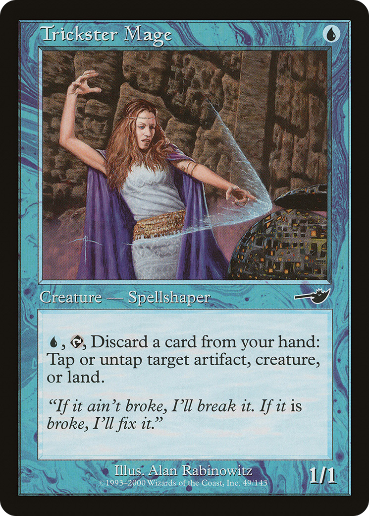 いたずら好きな魔道士/Trickster Mage [NEM] [FOIL]