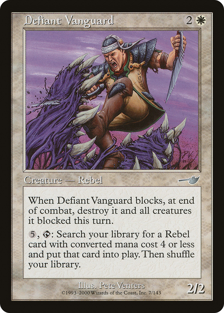 果敢な先兵/Defiant Vanguard [NEM]