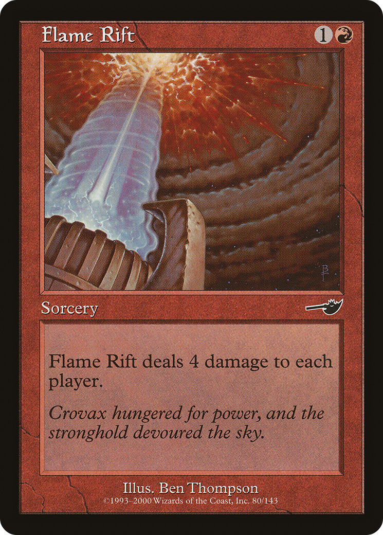 火炎の裂け目/Flame Rift [NEM] [FOIL]