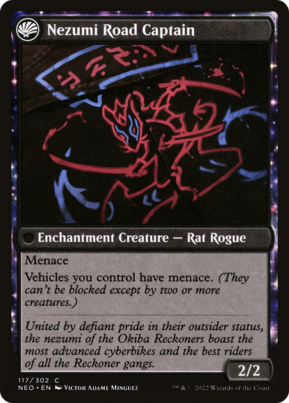 大牙勢団の襲撃/Okiba Reckoner Raid - 鼠の特攻隊長/Nezumi Road Captain [NEO] [FOIL]