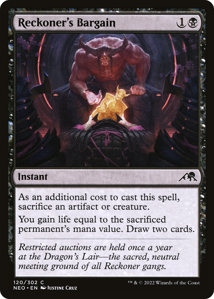 勢団の取り引き/Reckoner's Bargain [NEO] [FOIL]