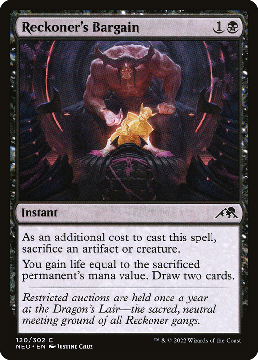 勢団の取り引き/Reckoner's Bargain [NEO] [FOIL]