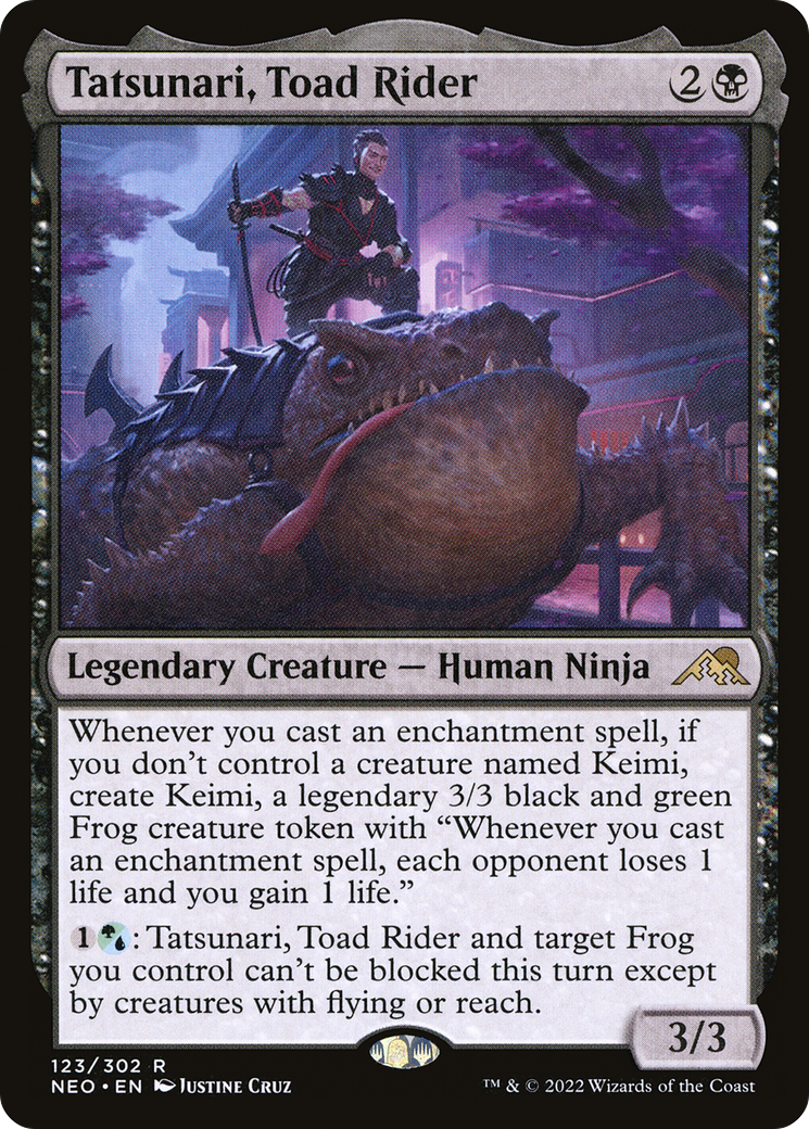 カエル乗り、達成/Tatsunari, Toad Rider [NEO] [FOIL]