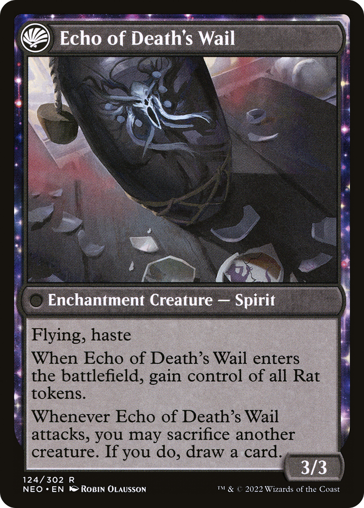 崩老卑への貢納/Tribute to Horobi - 死者の嘆きの残響/Echo of Death's Wail [NEO] [FOIL]