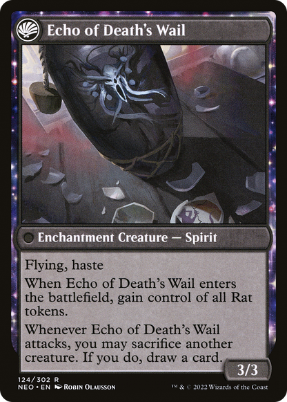 崩老卑への貢納/Tribute to Horobi - 死者の嘆きの残響/Echo of Death's Wail [NEO] [FOIL]