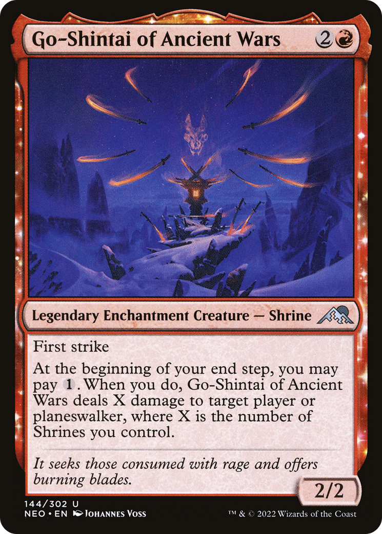古伝戦争の御神体/Go-Shintai of Ancient Wars [NEO] [FOIL]