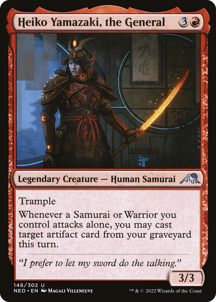 将軍、山崎兵子/Heiko Yamazaki, the General [NEO] [FOIL]