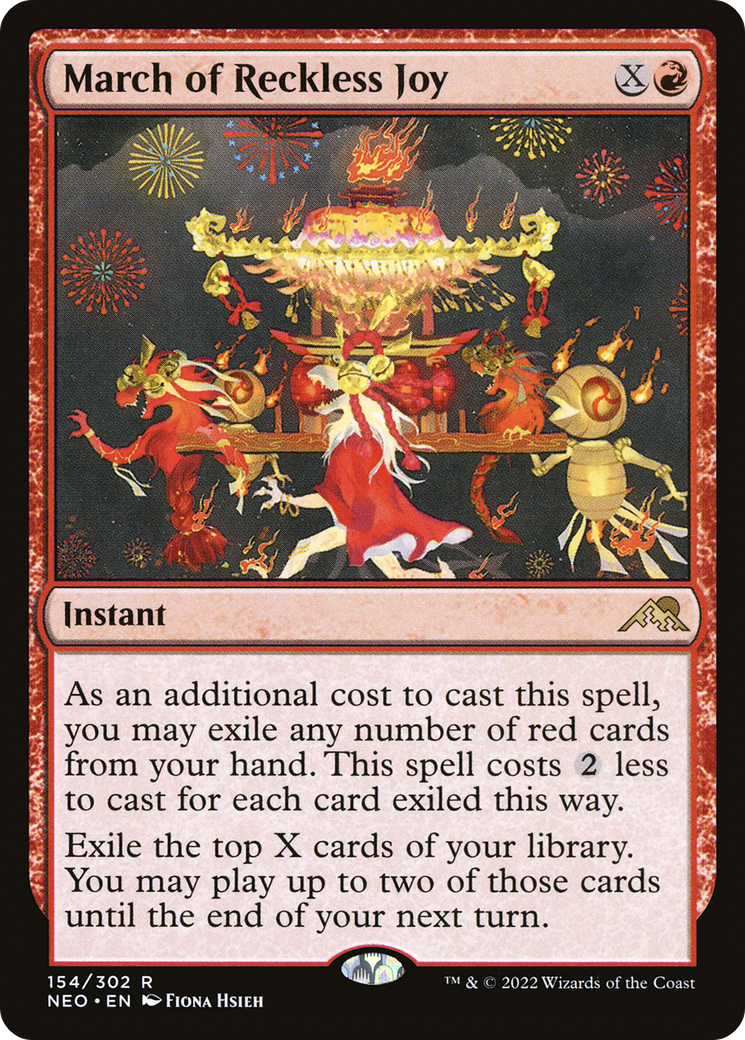無謀なる歓喜の行進/March of Reckless Joy [NEO] [FOIL]