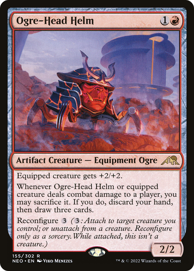 大峨頭の兜/Ogre-Head Helm [NEO] [FOIL]