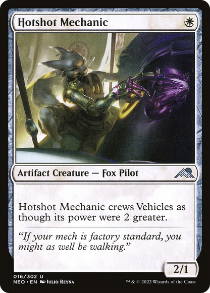 有能な整備士/Hotshot Mechanic [NEO] [FOIL]