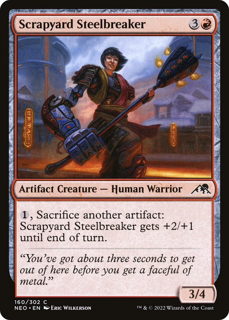 屑鉄場の鉄殴り/Scrapyard Steelbreaker [NEO] [FOIL]
