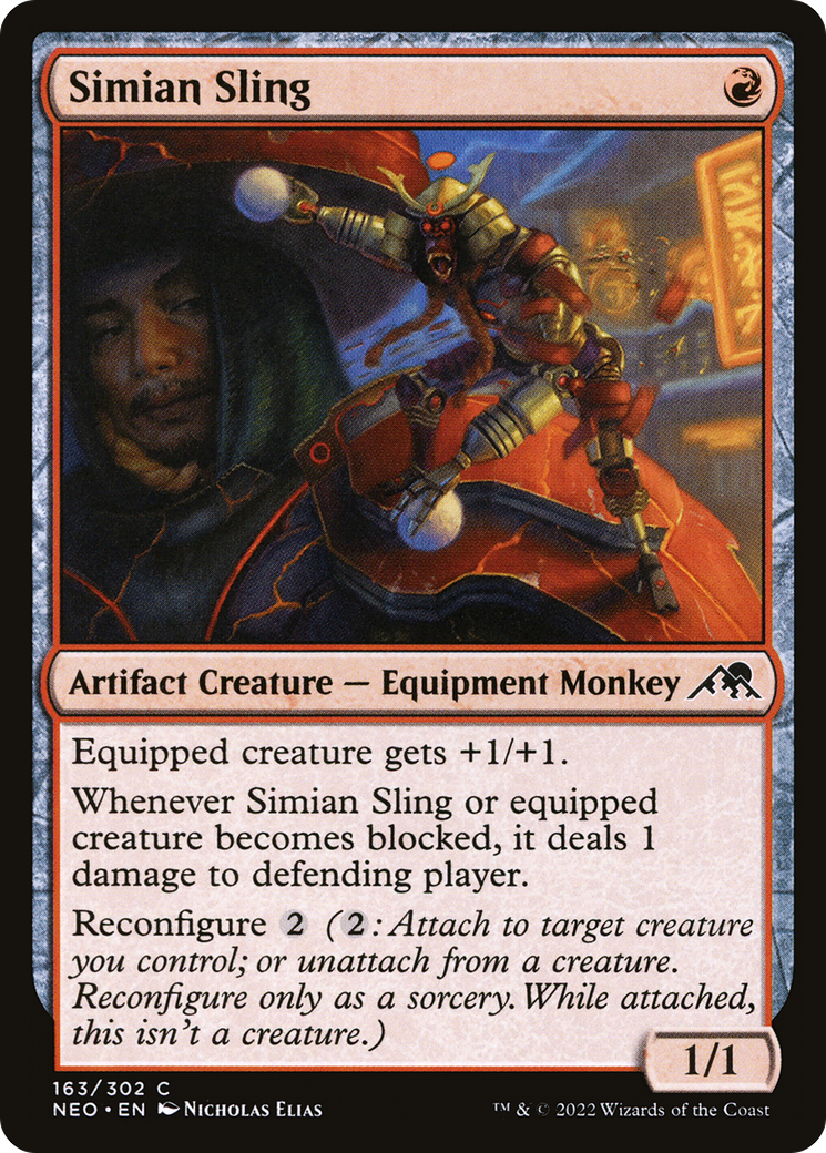 猿人のスリング/Simian Sling [NEO] [FOIL]