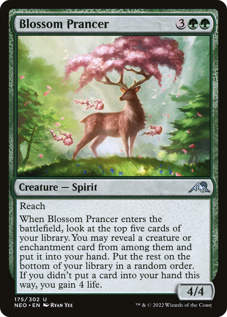 花咲く跳獣/Blossom Prancer [NEO] [FOIL]