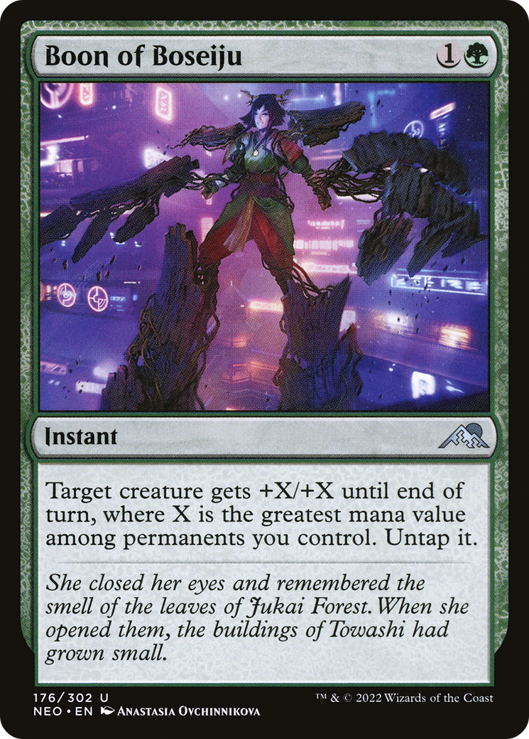 母聖樹の加護/Boon of Boseiju [NEO] [FOIL]