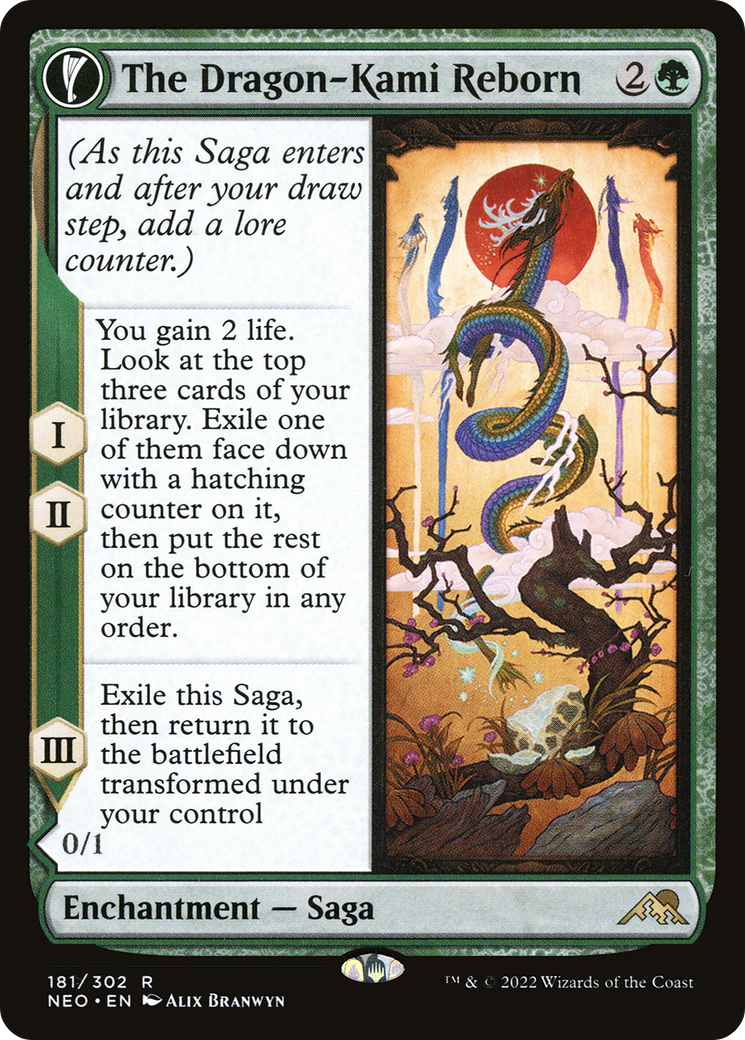 龍の神の再誕/The Dragon-Kami Reborn - 龍の神の卵/Dragon-Kami's Egg [NEO] [FOIL]