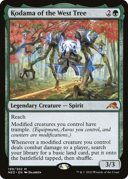 西の樹の木霊/Kodama of the West Tree [NEO] [FOIL]