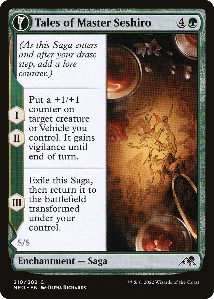 せし郎師匠の伝承/Tales of Master Seshiro - せし郎の生ける遺産/Seshiro's Living Legacy [NEO] [FOIL]