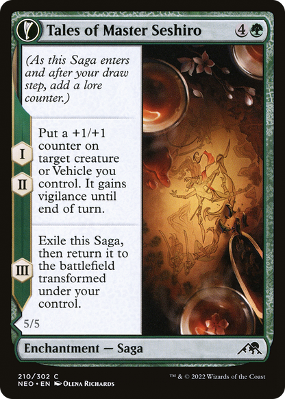 せし郎師匠の伝承/Tales of Master Seshiro - せし郎の生ける遺産/Seshiro's Living Legacy [NEO] [FOIL]