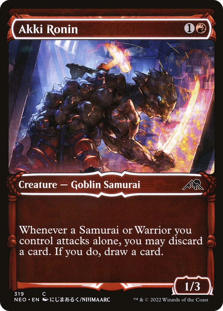 悪忌の浪人/Akki Ronin [NEO-BF][ショーケース] [FOIL]
