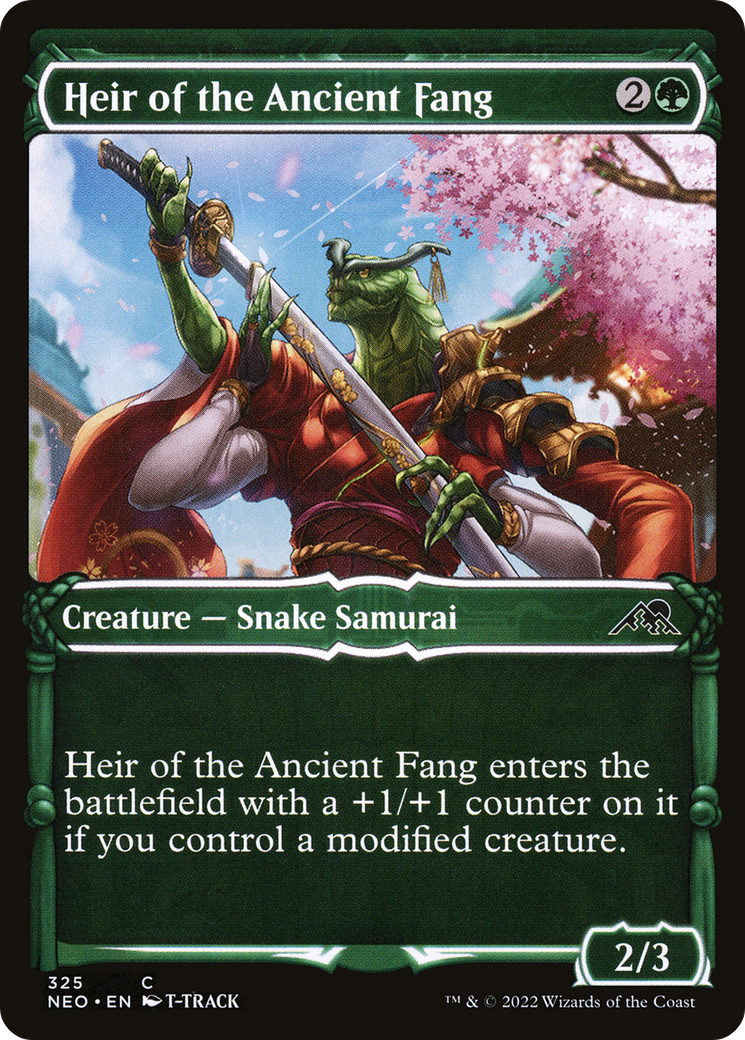 古の牙を継ぐ者/Heir of the Ancient Fang [NEO-BF][ショーケース] [FOIL]