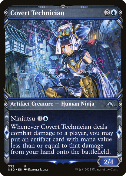 思慮深い達人/Covert Technician [NEO-BF][ショーケース] [FOIL]