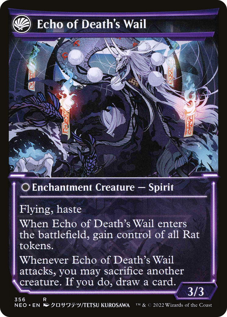 崩老卑への貢納/Tribute to Horobi - 死者の嘆きの残響/Echo of Death's Wail [NEO-BF][ショーケース] [FOIL]