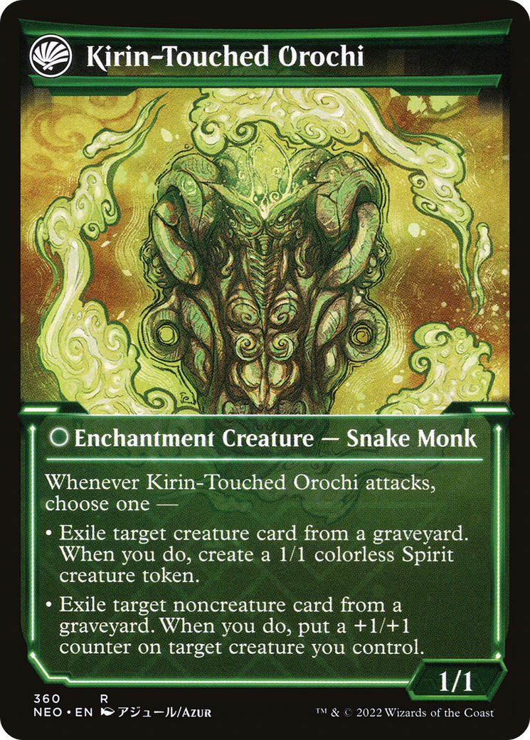 麒麟の教え/Teachings of the Kirin - 麒麟触れの大蛇/Kirin-Touched Orochi [NEO-BF][ショーケース] [FOIL]