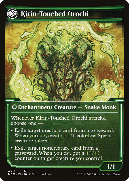 麒麟の教え/Teachings of the Kirin - 麒麟触れの大蛇/Kirin-Touched Orochi [NEO-BF][ショーケース] [FOIL]