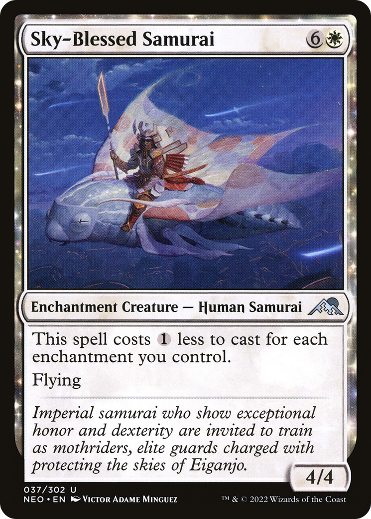 空に祝福されし侍/Sky-Blessed Samurai [NEO] [FOIL]