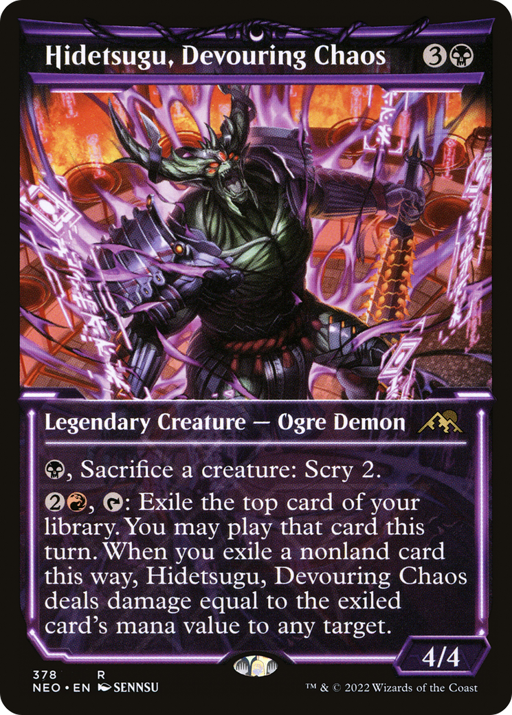 貪る混沌、碑出告/Hidetsugu, Devouring Chaos [NEO-BF][ショーケース] [FOIL]