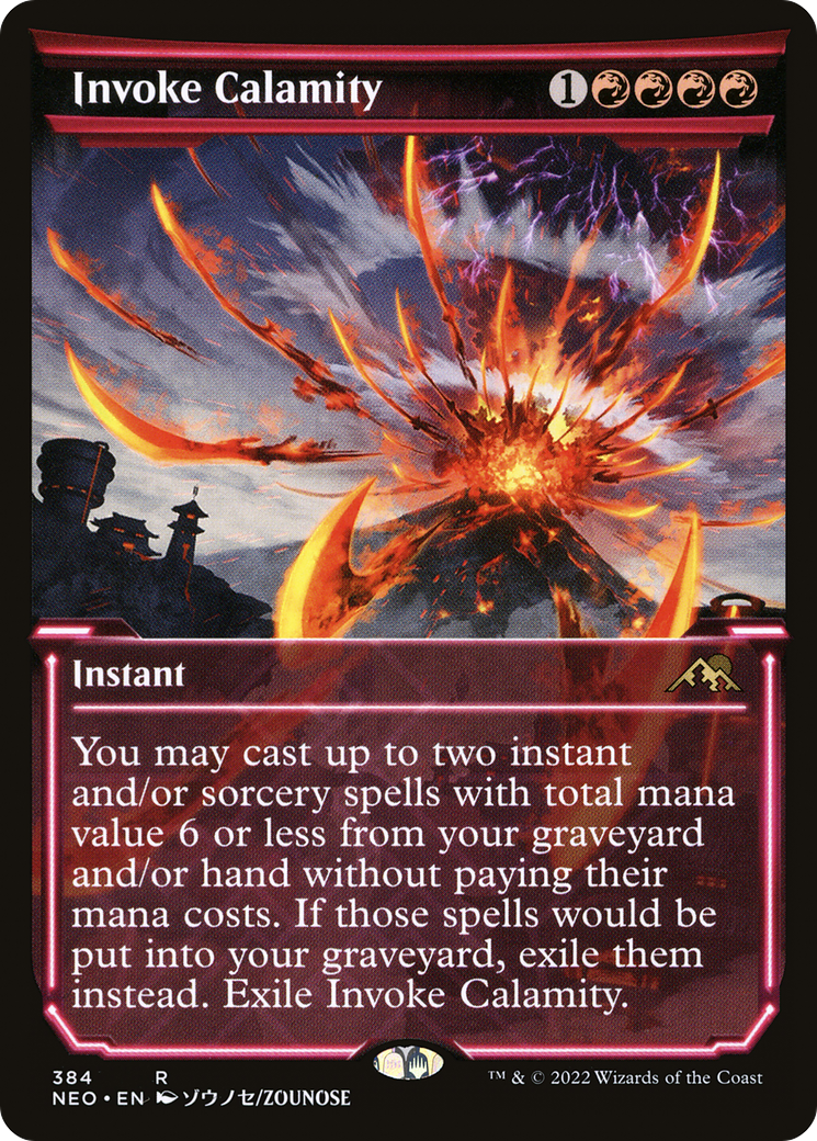 災厄招来/Invoke Calamity [NEO-BF][ショーケース] [FOIL]