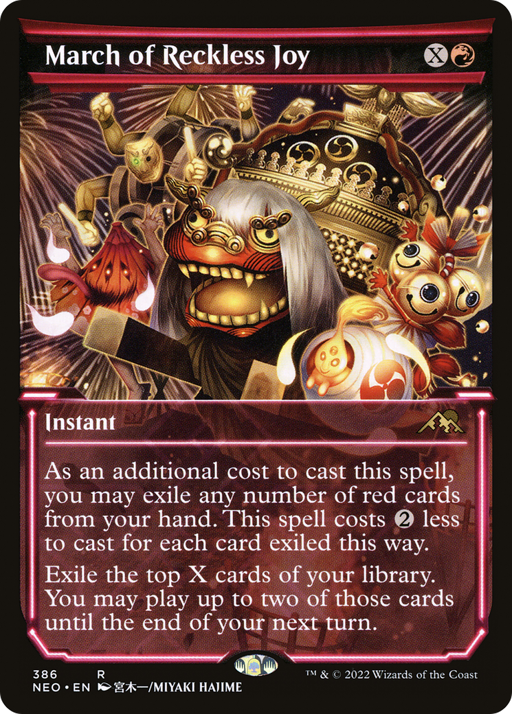 無謀なる歓喜の行進/March of Reckless Joy [NEO-BF][ショーケース] [FOIL]