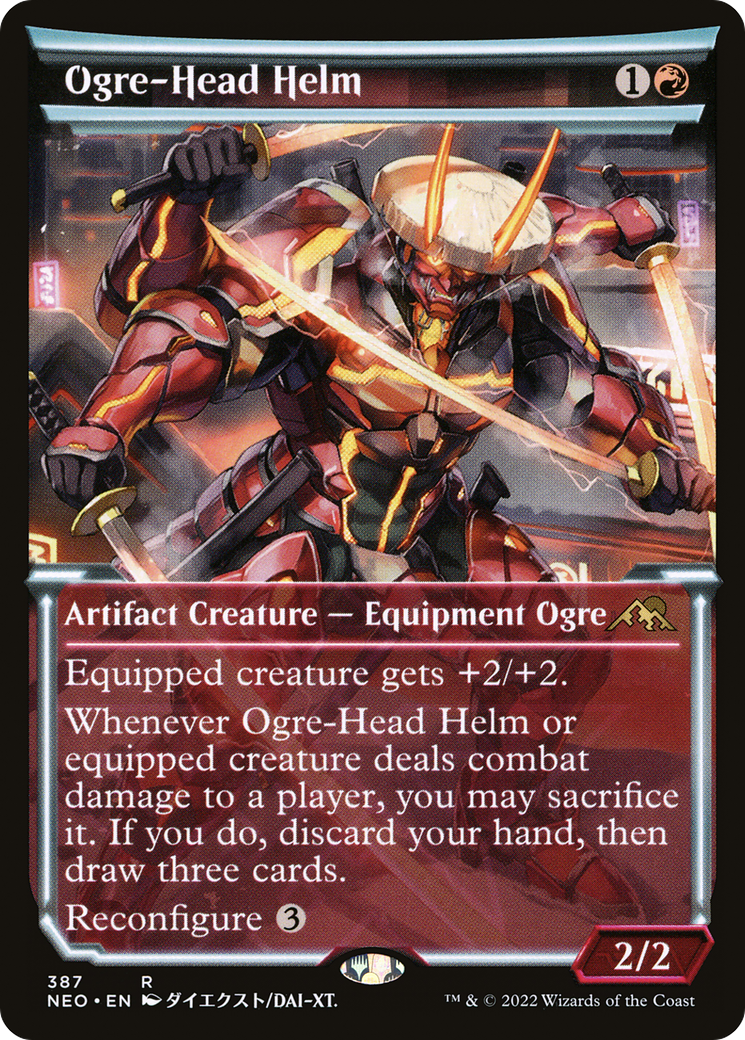 大峨頭の兜/Ogre-Head Helm [NEO-BF][ショーケース] [FOIL]