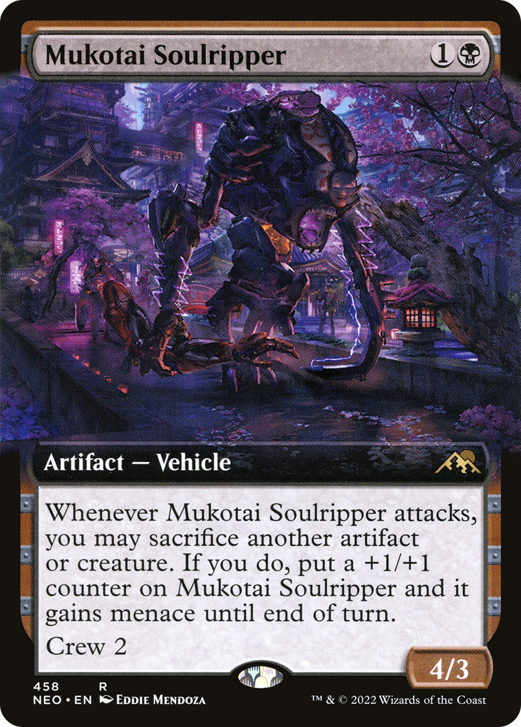 無孤勢団の霊裂機/Mukotai Soulripper [NEO-BF][拡張アート] [FOIL]