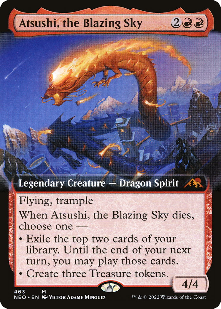 燃え立つ空、軋賜/Atsushi, the Blazing Sky [NEO-BF][拡張アート] [FOIL]