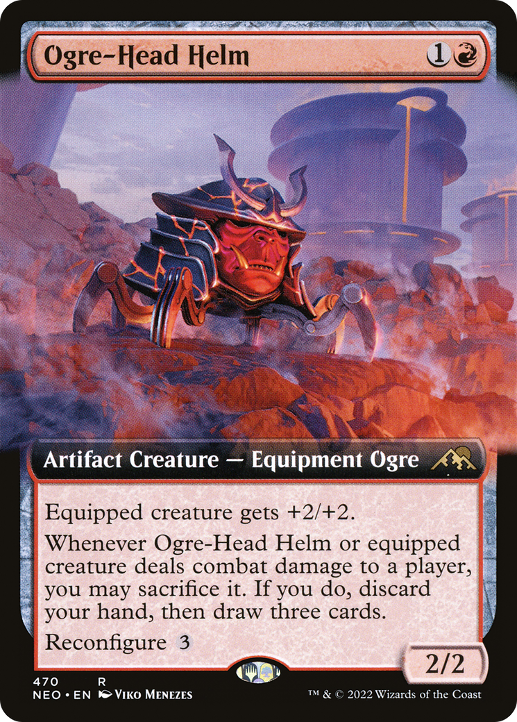 大峨頭の兜/Ogre-Head Helm [NEO-BF][拡張アート] [FOIL]