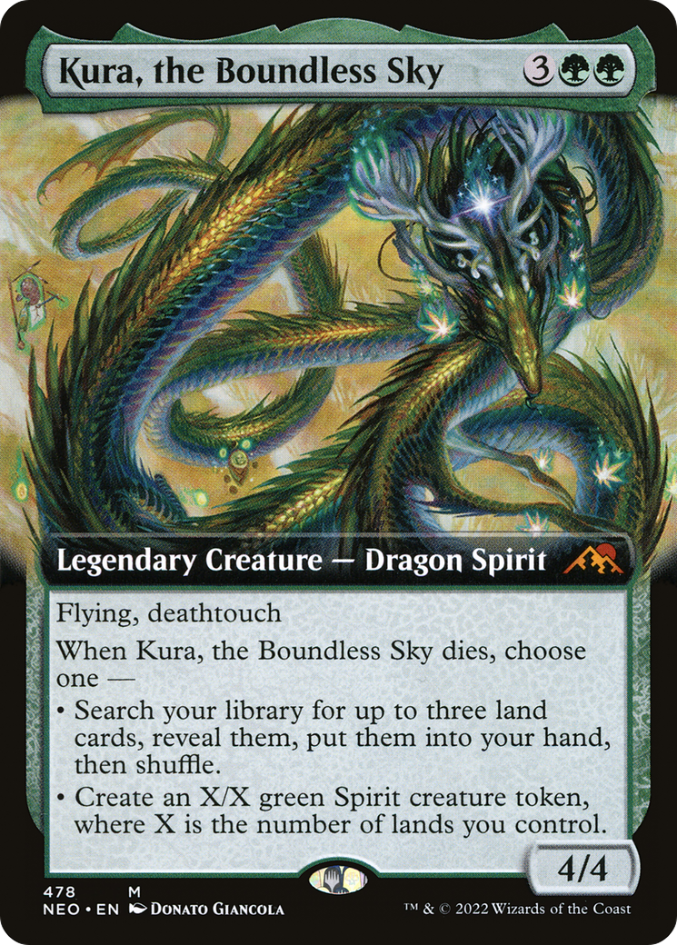 果て無き空、空羅/Kura, the Boundless Sky [NEO-BF][拡張アート] [FOIL]