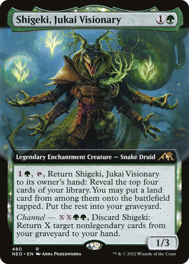 樹海の幻想家、しげ樹/Shigeki, Jukai Visionary [NEO-BF][拡張アート] [FOIL]